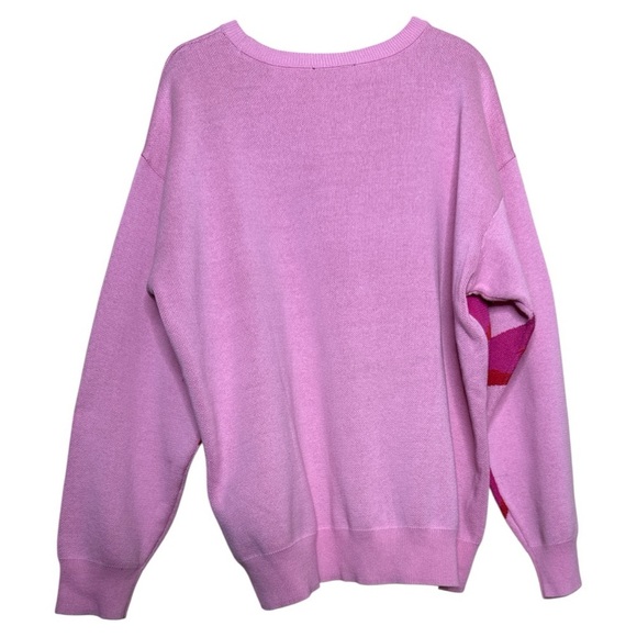 Barbie Pink Graphic Crew Neck Sweater 1X NWT - Picture 11 of 14
